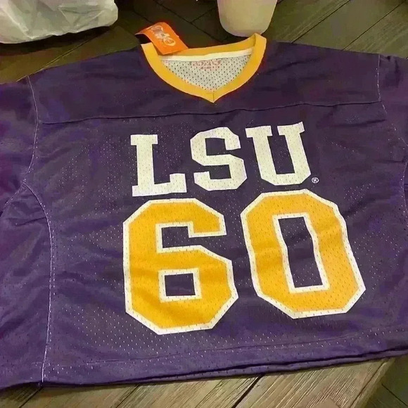 LSU Football Jersey NWT Women’s Medium LoJo - Picture 3 of 7